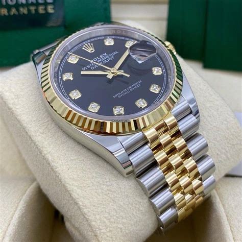 rolex black dial alpha hands|Rolex diamond dial colors.